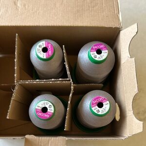 Light Gray Embroidery Thread Set - Pack of 4 Cones